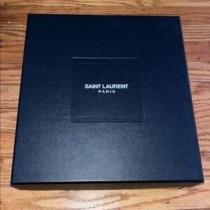 Saint Laurent Shoe/purse box with authenticity card